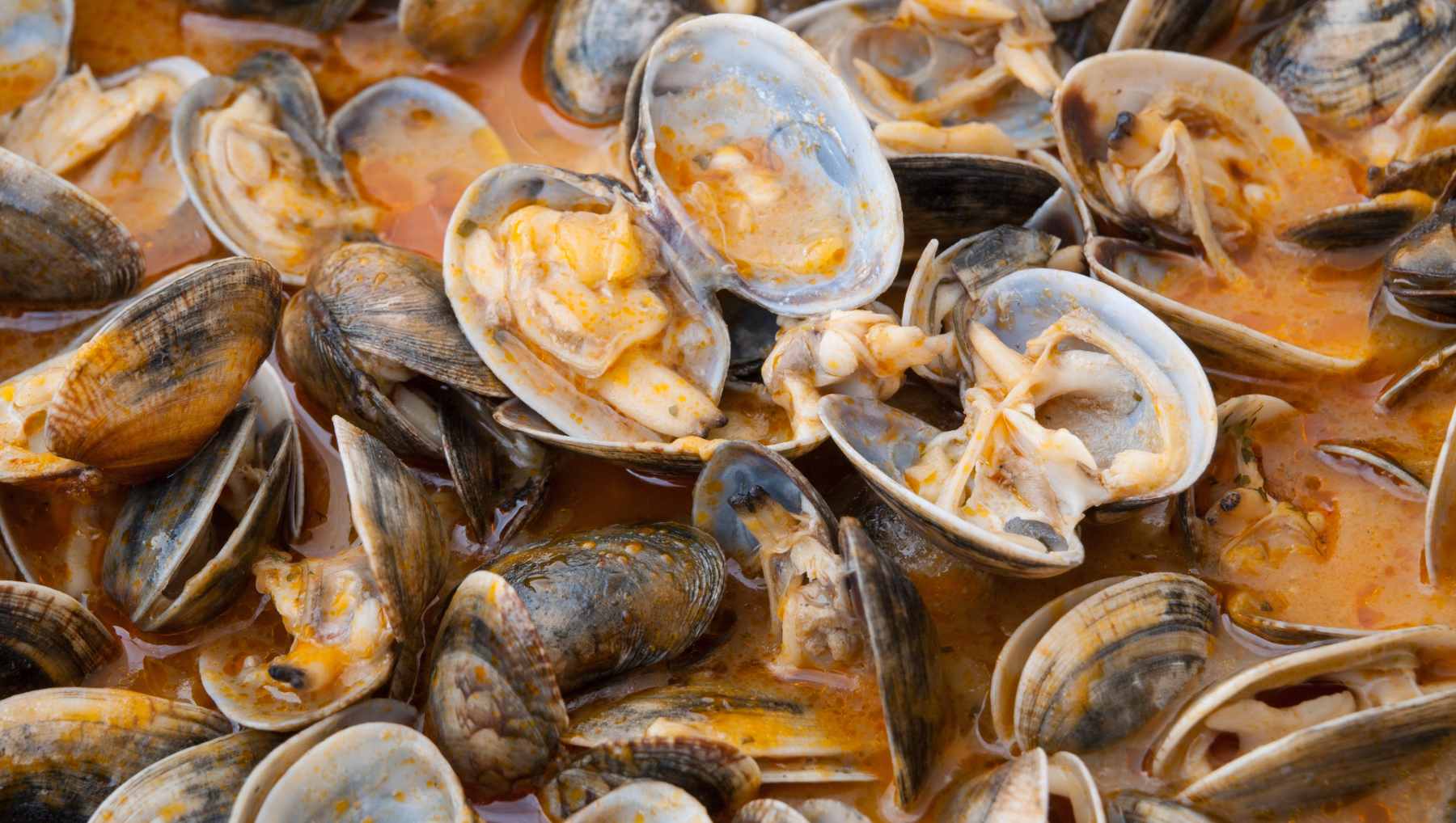 Almejas a la marinera.