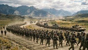 Ejército. Imagen generada con IA.