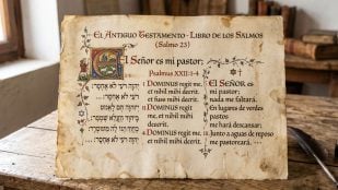 Textos Antiguo Testamento. Imagen generada con IA.