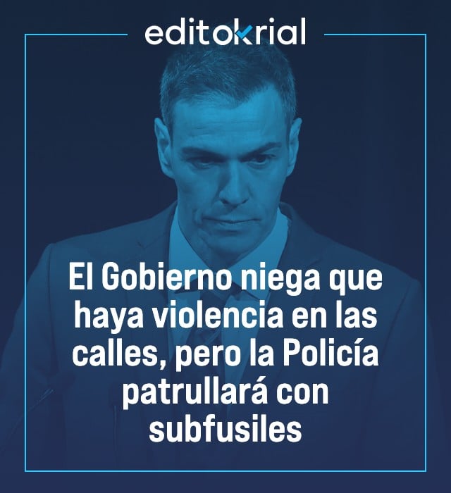El Gobierno niega que haya violencia en las calles, pero la Policía patrullará con subfusiles