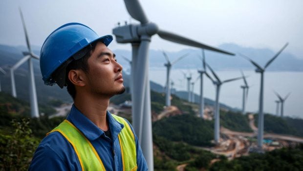 eólica en China