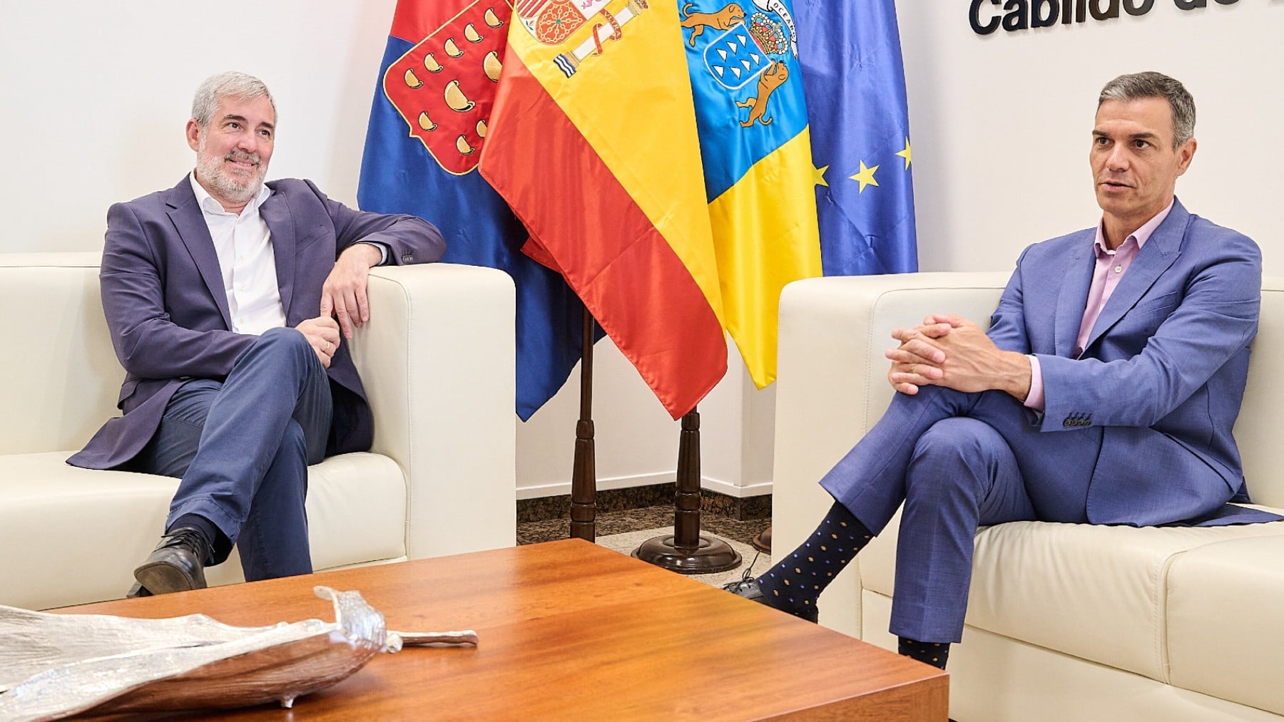 Clavijo rechaza que el crucero con hantavirus haga escala en Canarias y exige una reunión urgente con Sánchez