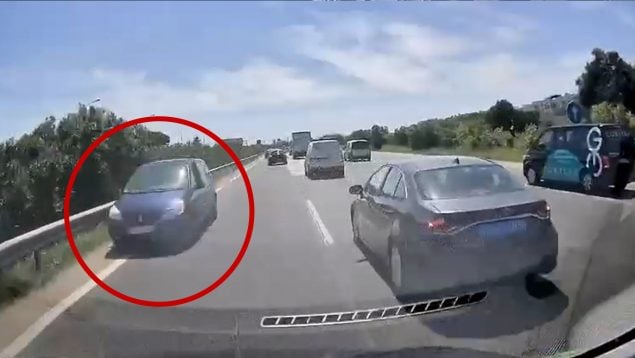 La Guardia Civil caza al conductor kamikaze que circuló en dirección contraria por la autopista del aeropuerto de Palma