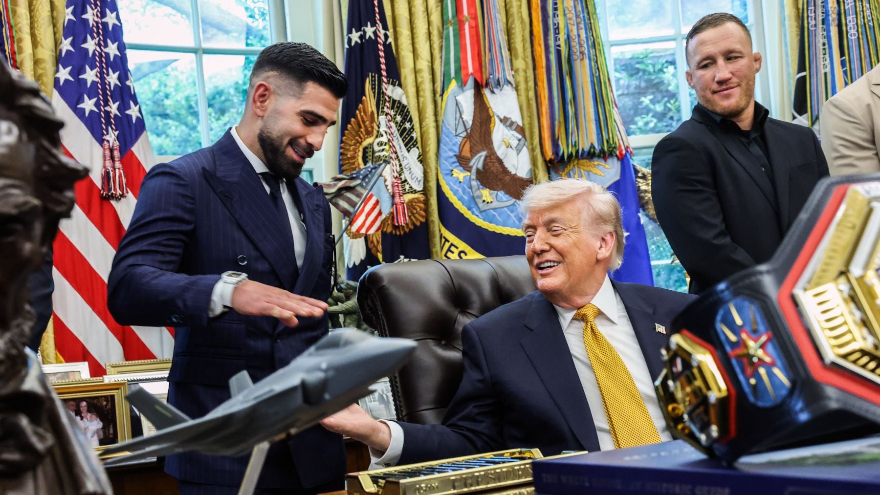 Topuria visita a Trump en la Casa Blanca: Gracias por darnos la oportunidad, no pensé que fuese tan amable