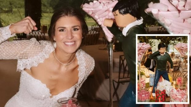 El homenaje de Carmen Ballesteros a su padre el d&iacute;a de su boda. (Fotos: Redes Sociales)
