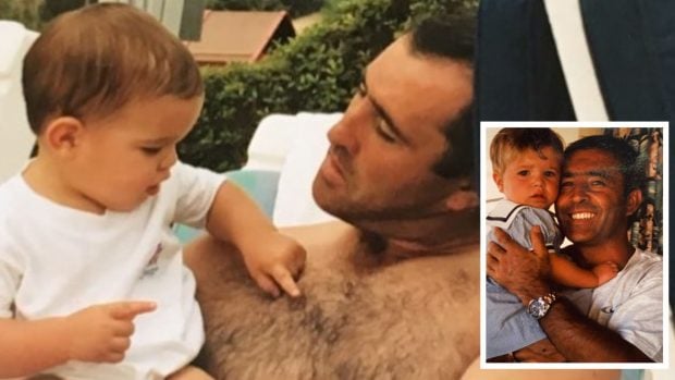 Severiano Ballesteros y su hija Carmen. (Foto: Redes Sociales)