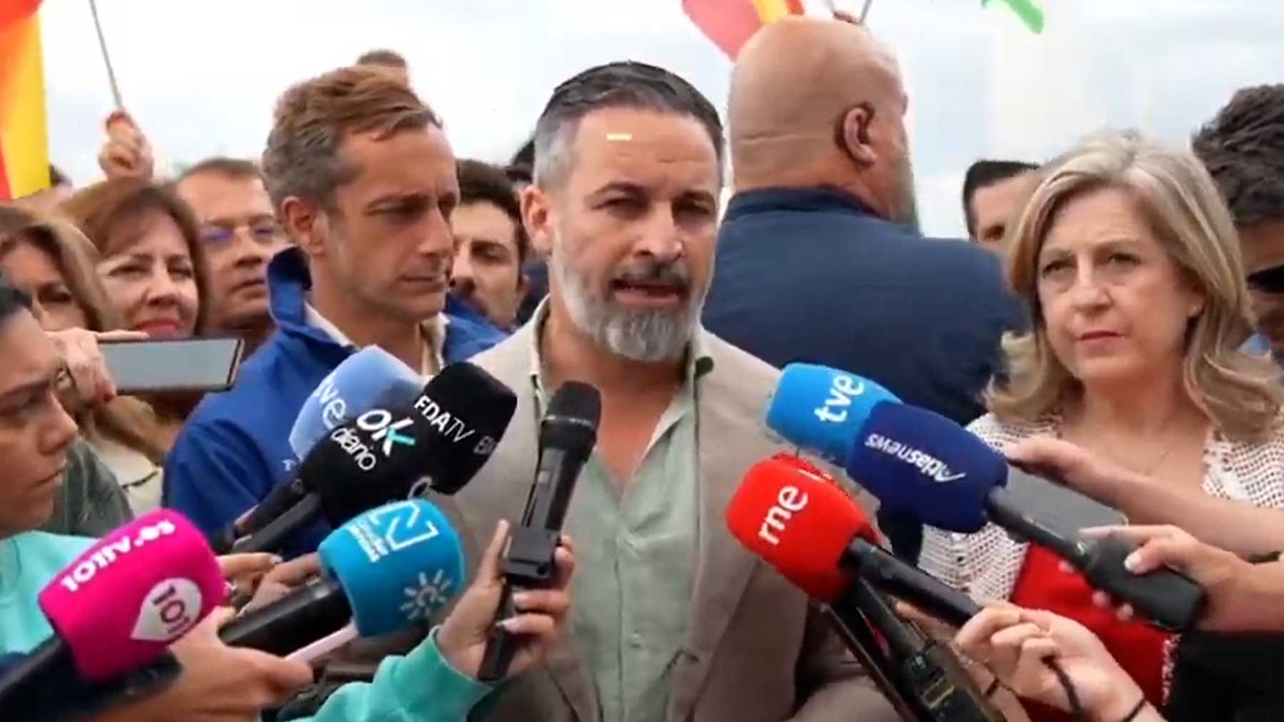 Abascal dice que Sánchez es capaz de provocar una epidemia para que no se hable de su corrupción