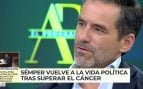 Borja Sémper, El programa de AR, Telecinco, Ana Rosa Quintana, PP, cáncer de páncreas