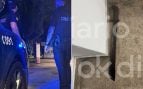 La Policía salva la vida a un hombre con el brazo amputado a machetazos en una trifulca familiar en Madrid