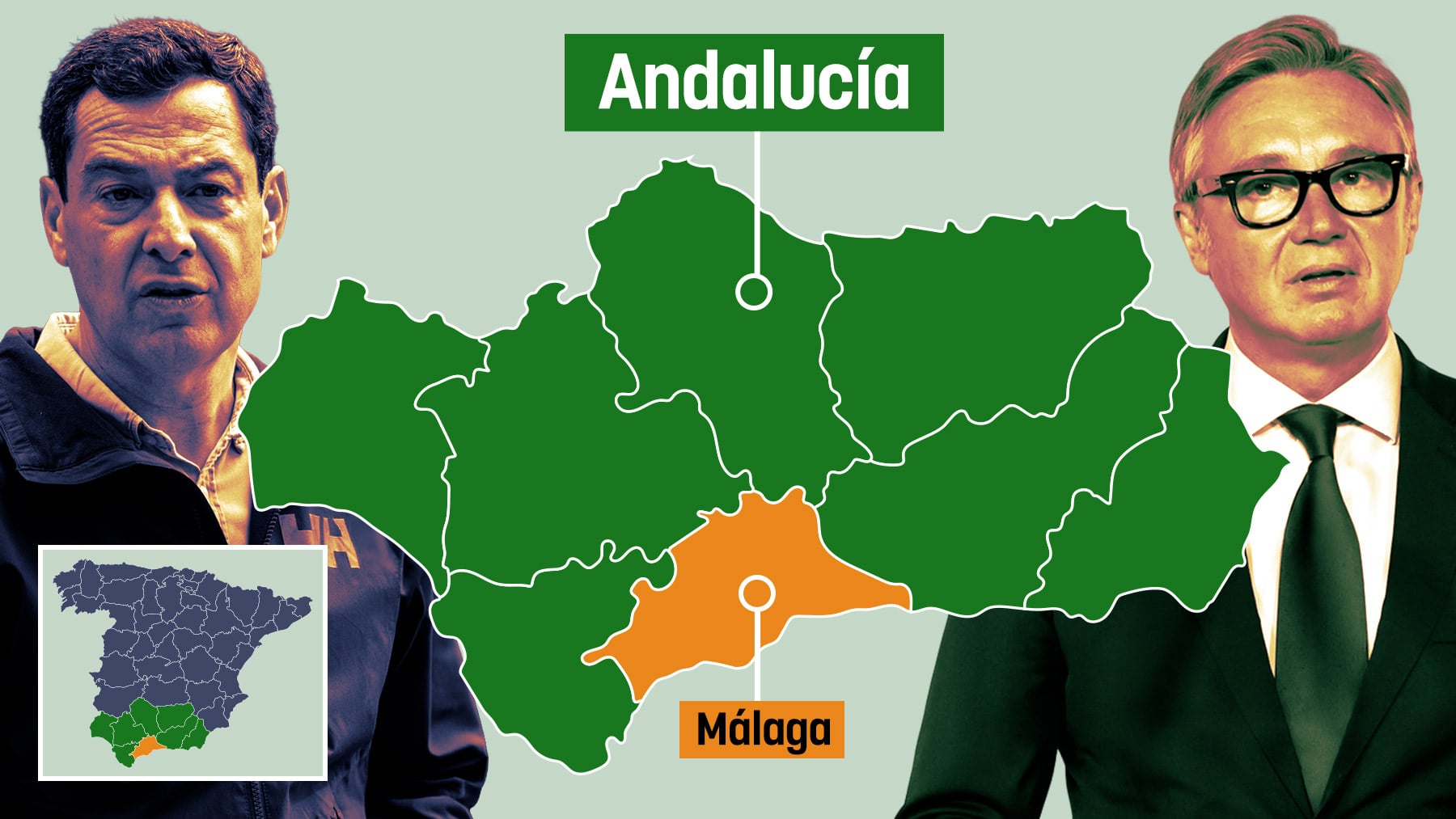 El PP disputa a Vox el último diputado en Málaga, que puede darle a Moreno la mayoría absoluta