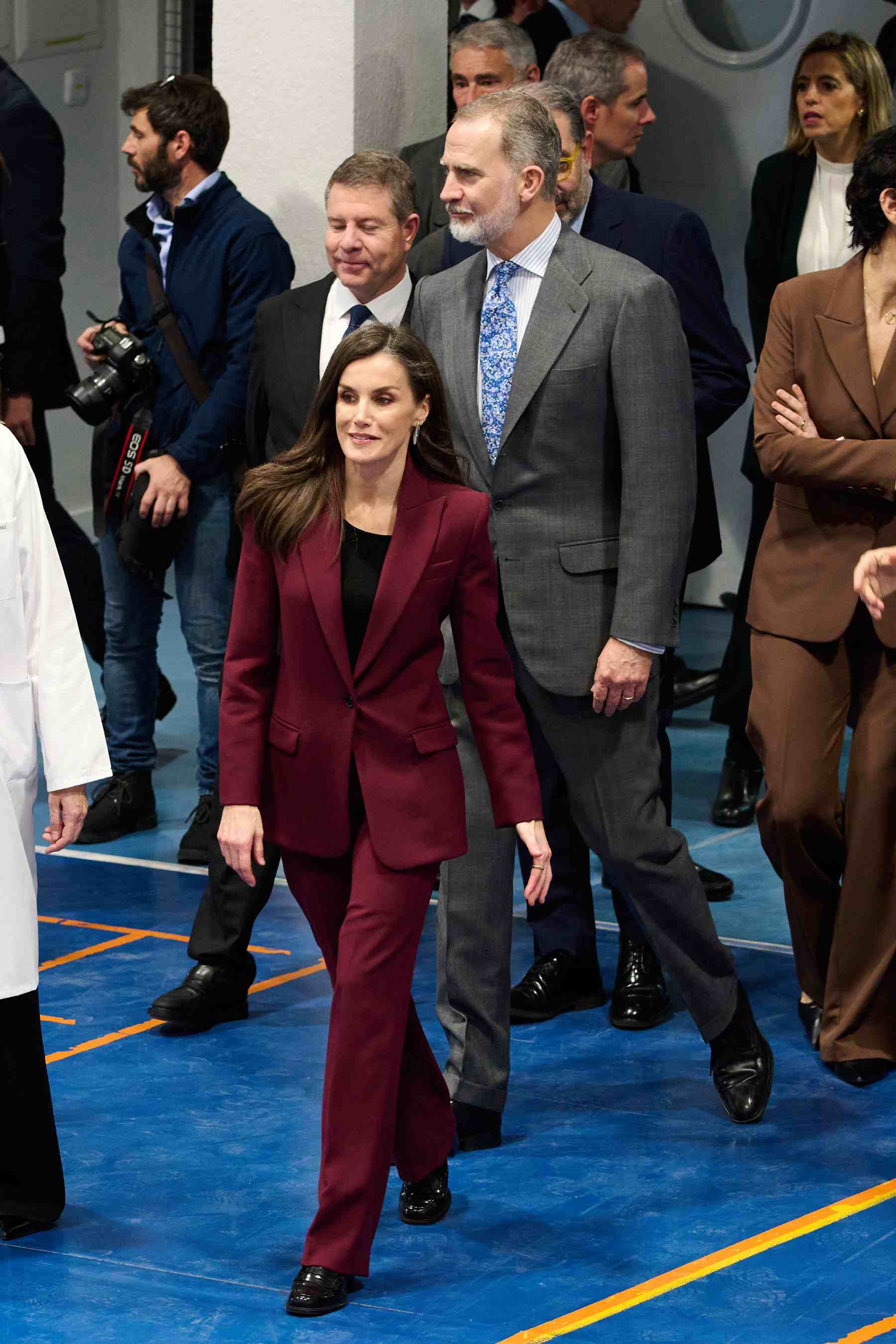 Los Reyes Felipe y Letizia en un acto oficial. (Foto; Getty Images)