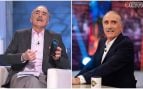 Juan y Medio en La tarde aquí y ahora (a la izquierda) y en una visita a 'El Hormiguero' (RTVA/Atresmedia).