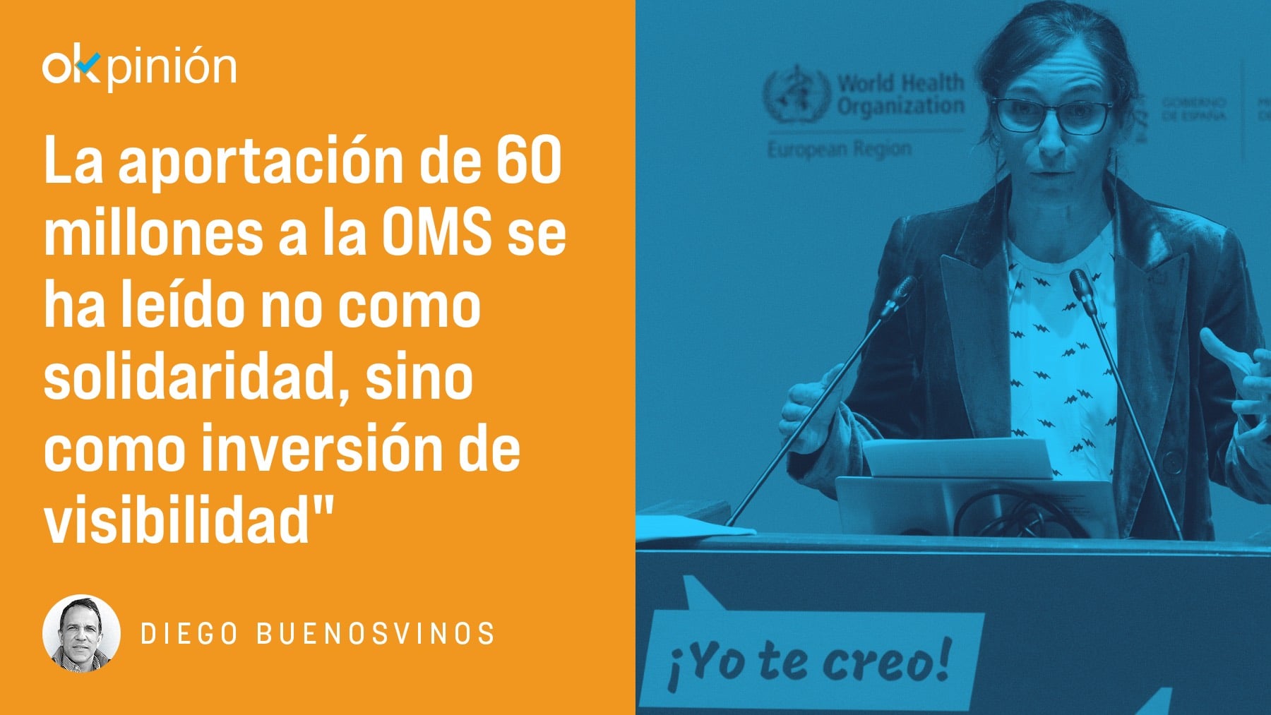 Mónica García, 60 millones y un billete a la OMS