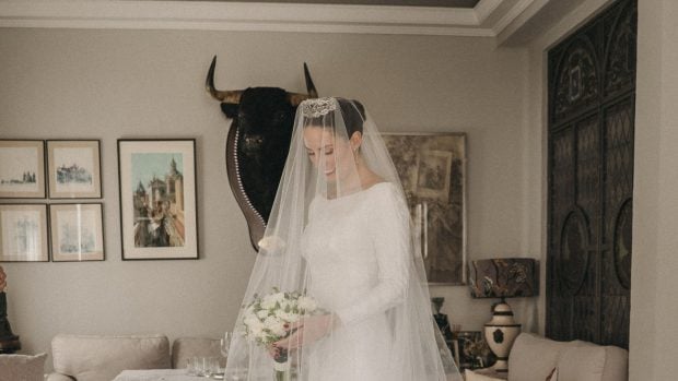 Maru antes de ir al altar. (Foto: Cortes&iacute;a)