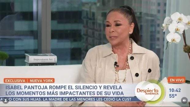 Isabel Pantoja en Despierta Am&eacute;rica