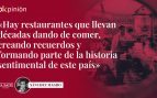 La gastronomía que perdura en el tiempo