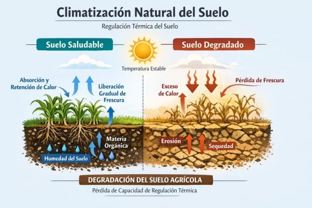 Climatización natural del suelo