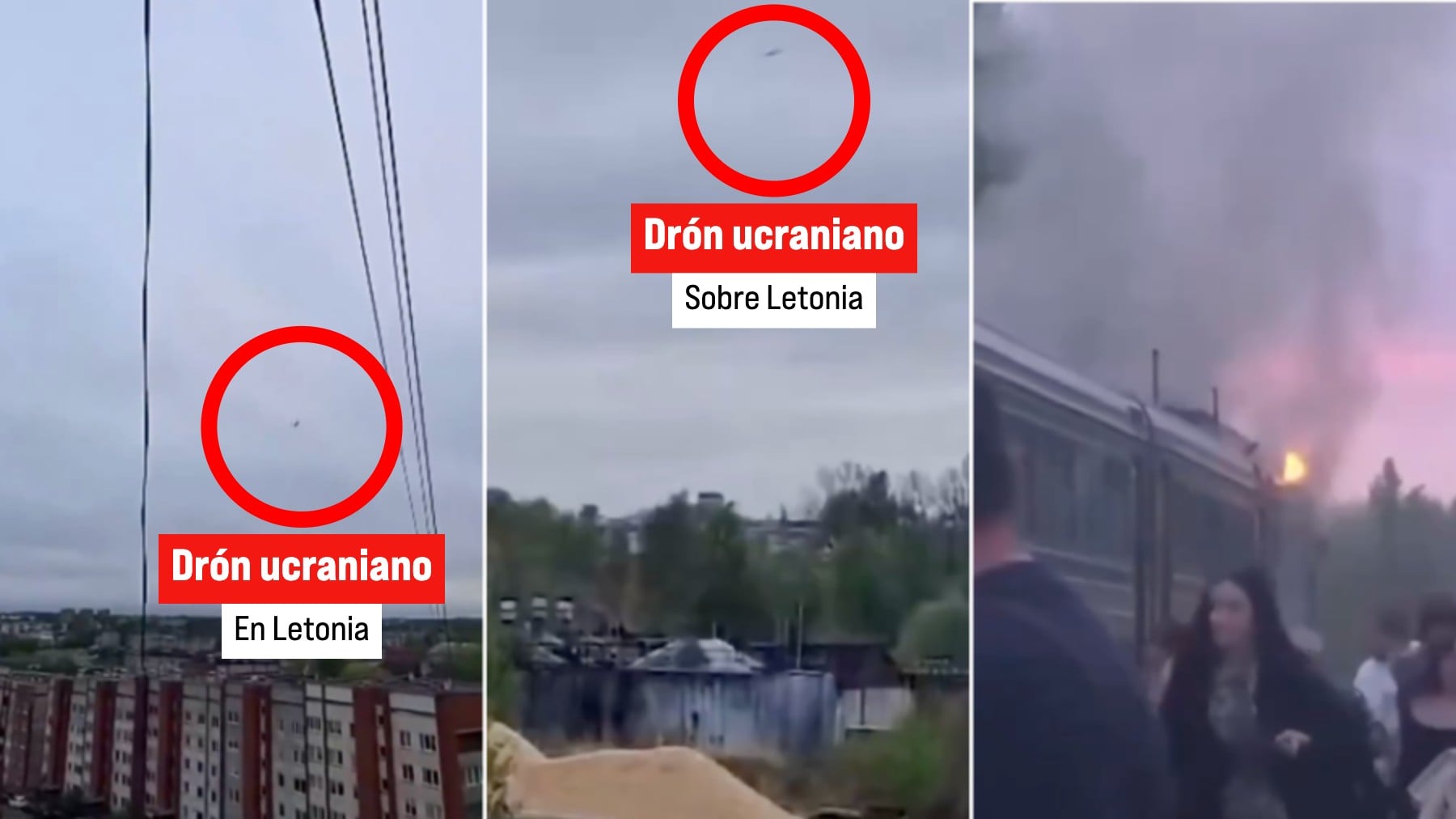 Un sabotaje cibernético de Rusia hace que drones de guerra ucranianos impacten sobre Letonia