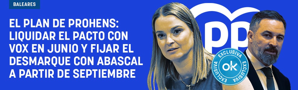 El plan de Prohens: liquidar el pacto con Vox en junio y fijar el desmarque con Abascal a partir de septiembre