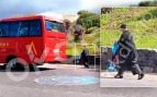 La chapuza del operativo del hantavirus: pillan a un psiquiatra de Sanidad bajando del microbús de la UME sin EPI