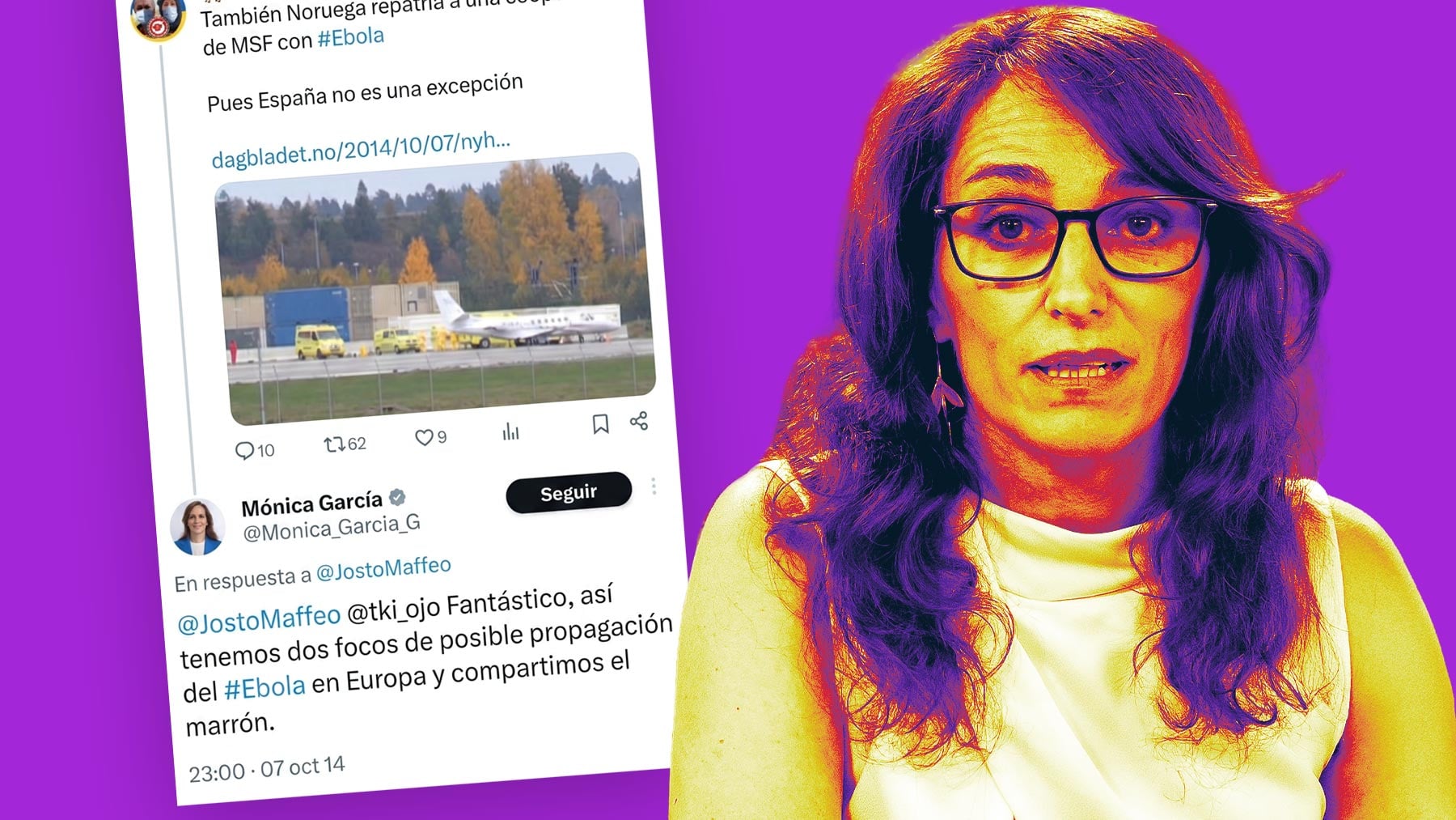 Mónica García en la crisis del ébola en España: Dos focos en Europa y compartimos el marrón