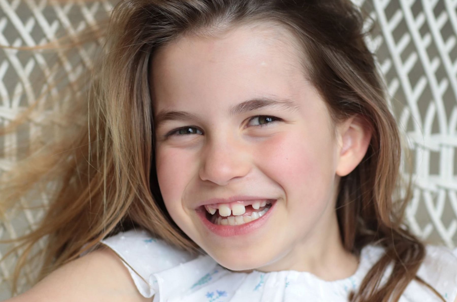 La princesa Charlotte sonriendo. (Foto: Casa Real)
