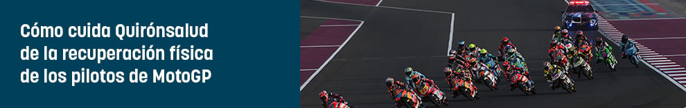 Cómo cuida Quirónsalud de la recuperación física de los pilotos de MotoGP