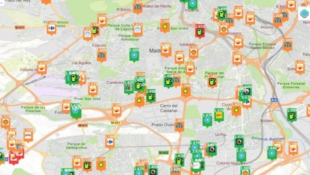 precio gasolina 14 mayo Andalucía