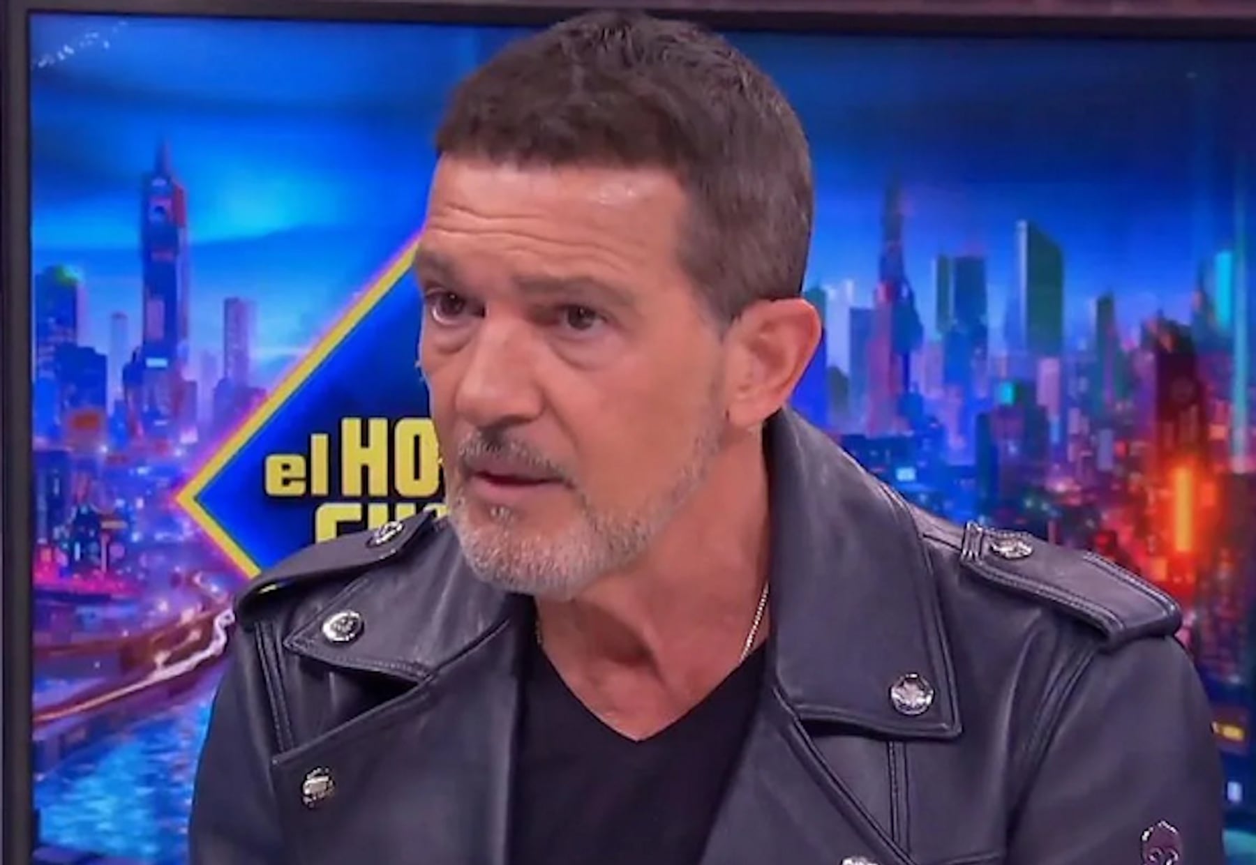 Antonio Banderas en televisión (Foto: Antena 3)