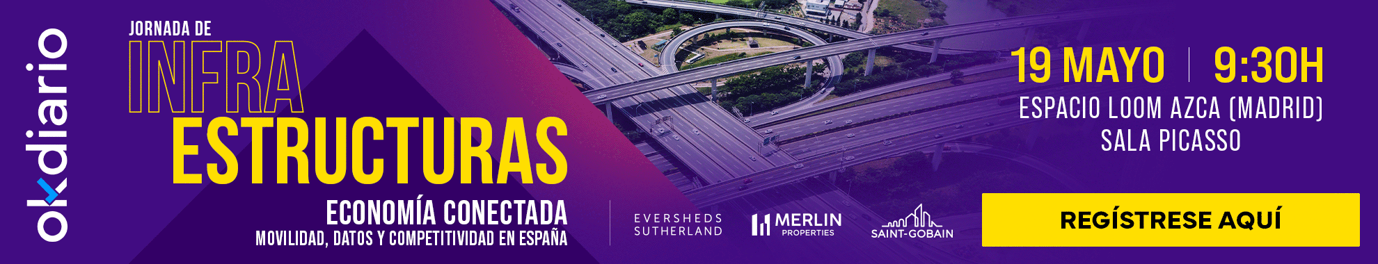 OKDIARIO celebra su I Jornada de Infraestructuras para analizar los retos de la conectividad digital y la movilidad en España