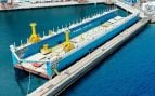 Dique fotante Hidramar Ultra en Tenerife. Foto: Tenerife Shipyards