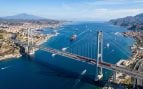 Puente sobre el estrecho de Mesina. Imagen generada con IA.