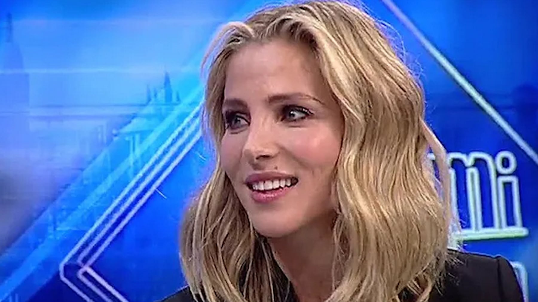 Elsa Pataky en televisión (Foto: Antena 3)