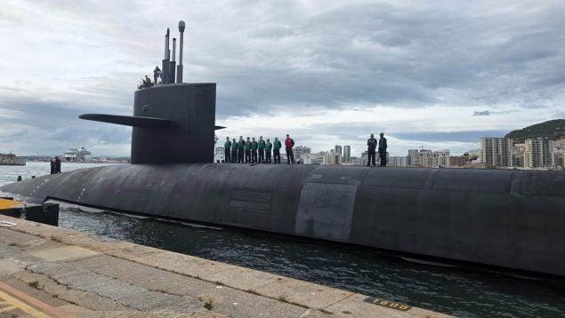 submarino nuclear Gibraltar