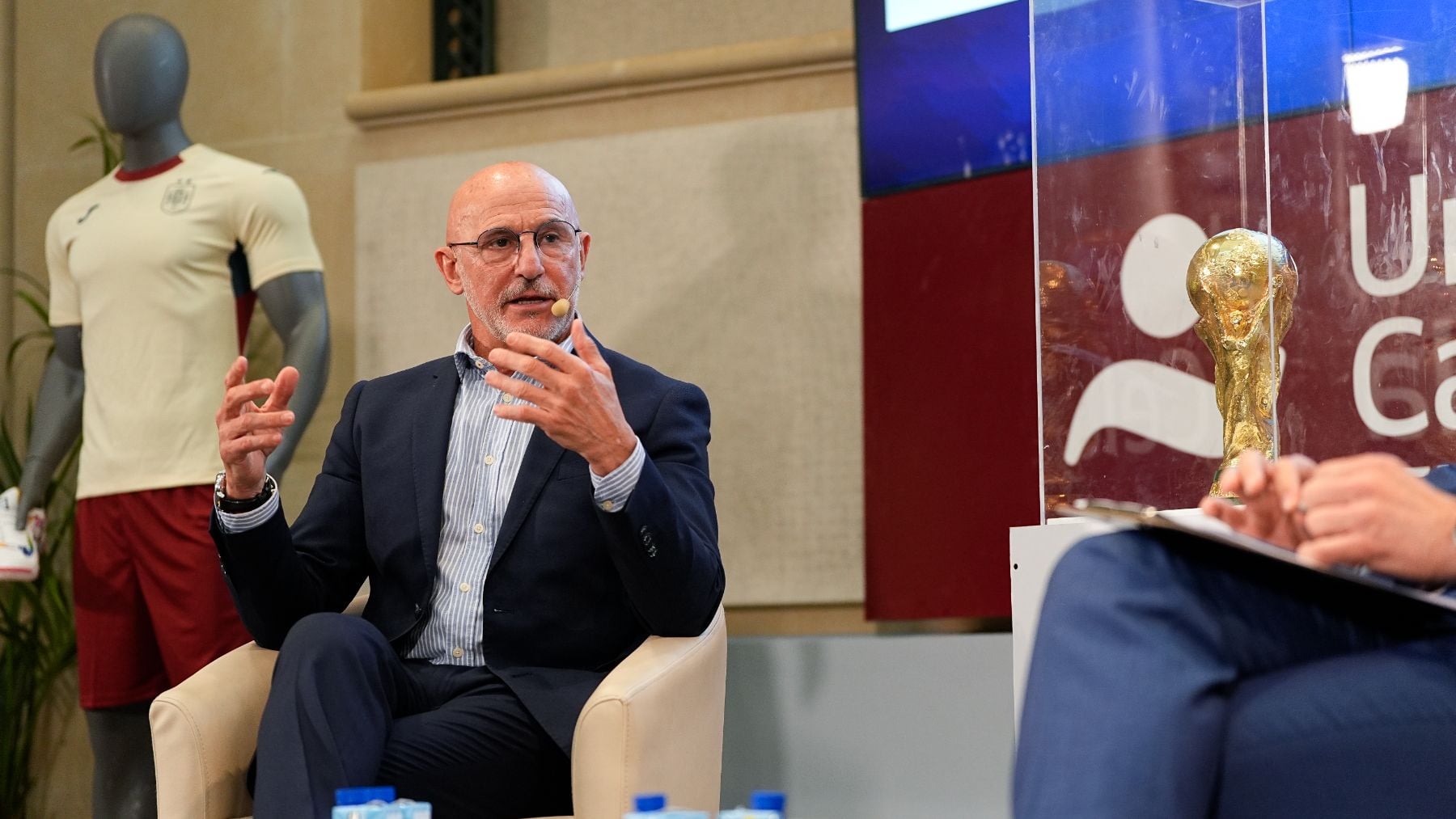 De la Fuente habla del incendio del Real Madrid y deja clara su prioridad para el Mundial