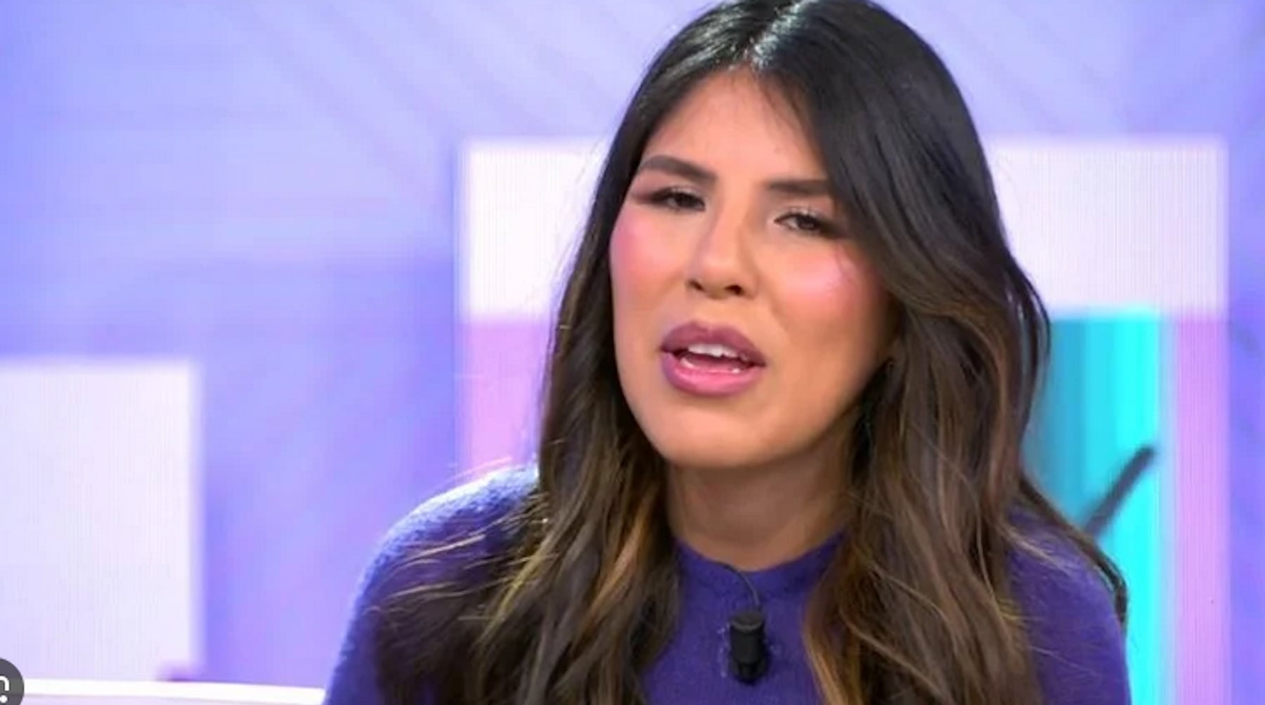 Isa Pantoja en televisión (Foto: Telecinco)