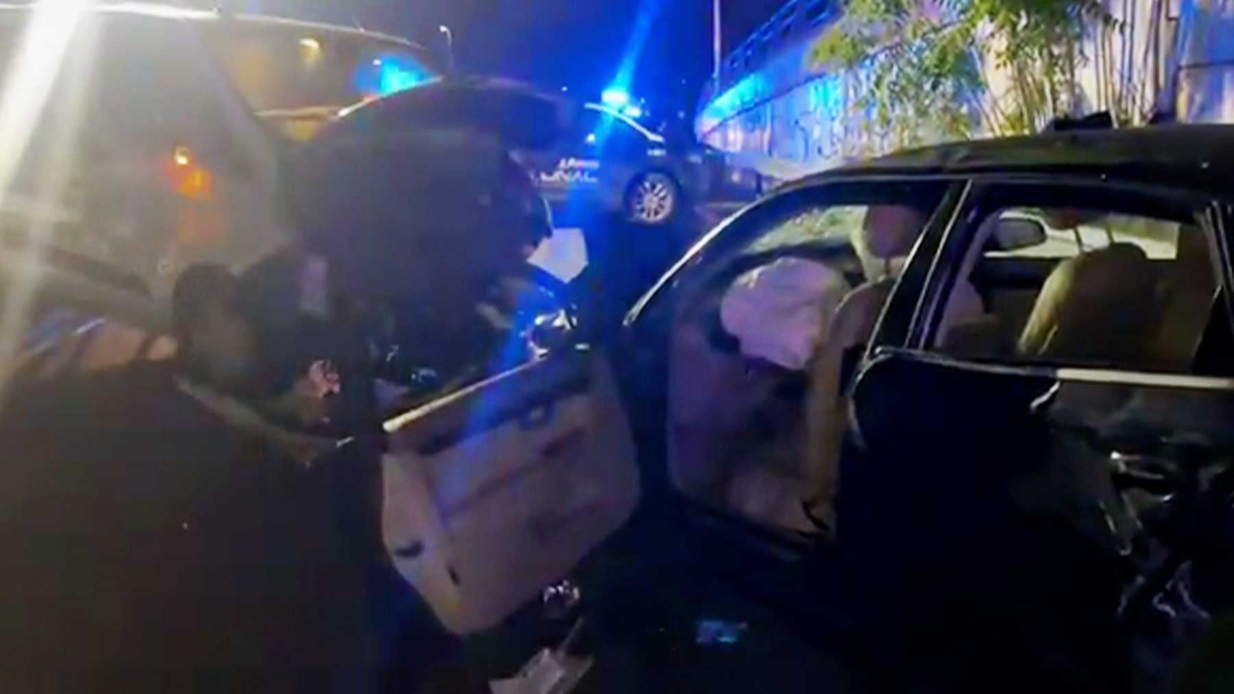 Cinco heridos en una persecución de unos ladrones en dirección contraria por la M-40 de Madrid