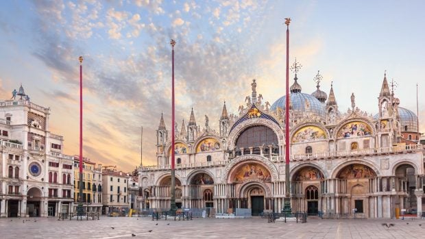 Bas&iacute;lica de San Marcos en Venecia. 