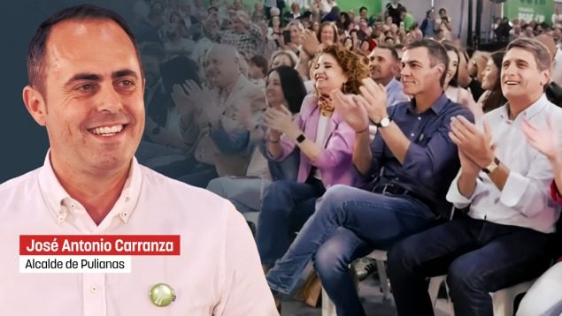 Sánchez pide el voto junto a un alcalde del PSOE investigado por contratos vinculados a la trama de Ábalos