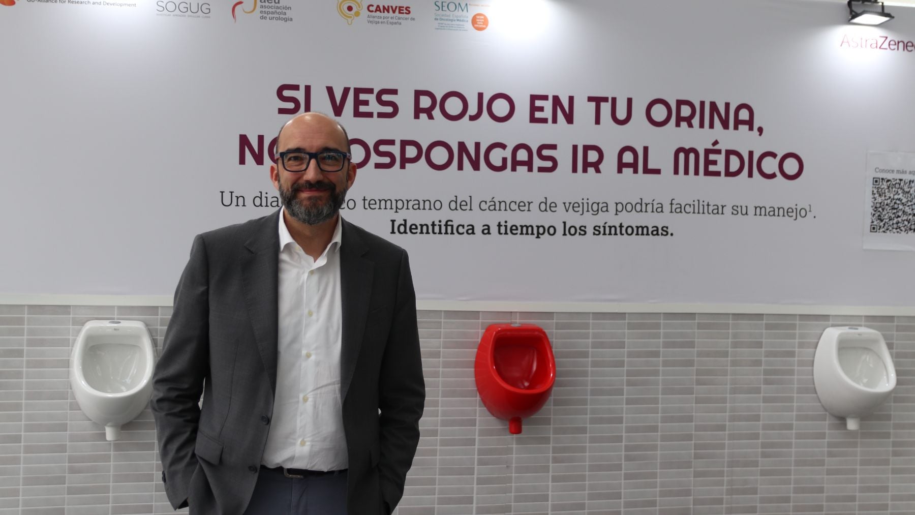 Dr. Enrique Grande: La sangre en la orina puede ser el primer aviso de un cáncer de vejiga