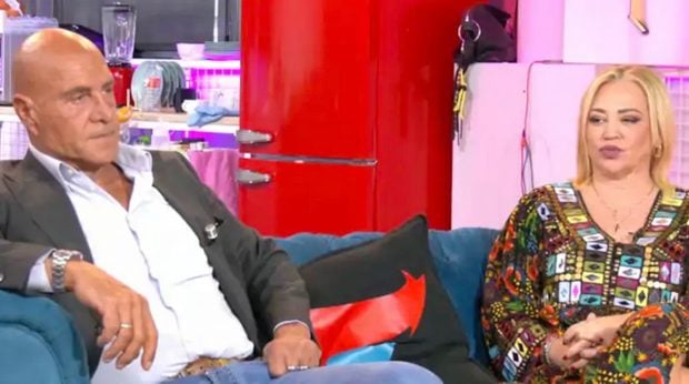 Kiko Matamoros y Bel&eacute;n Esteban en un programa. (Foto: YouTube)