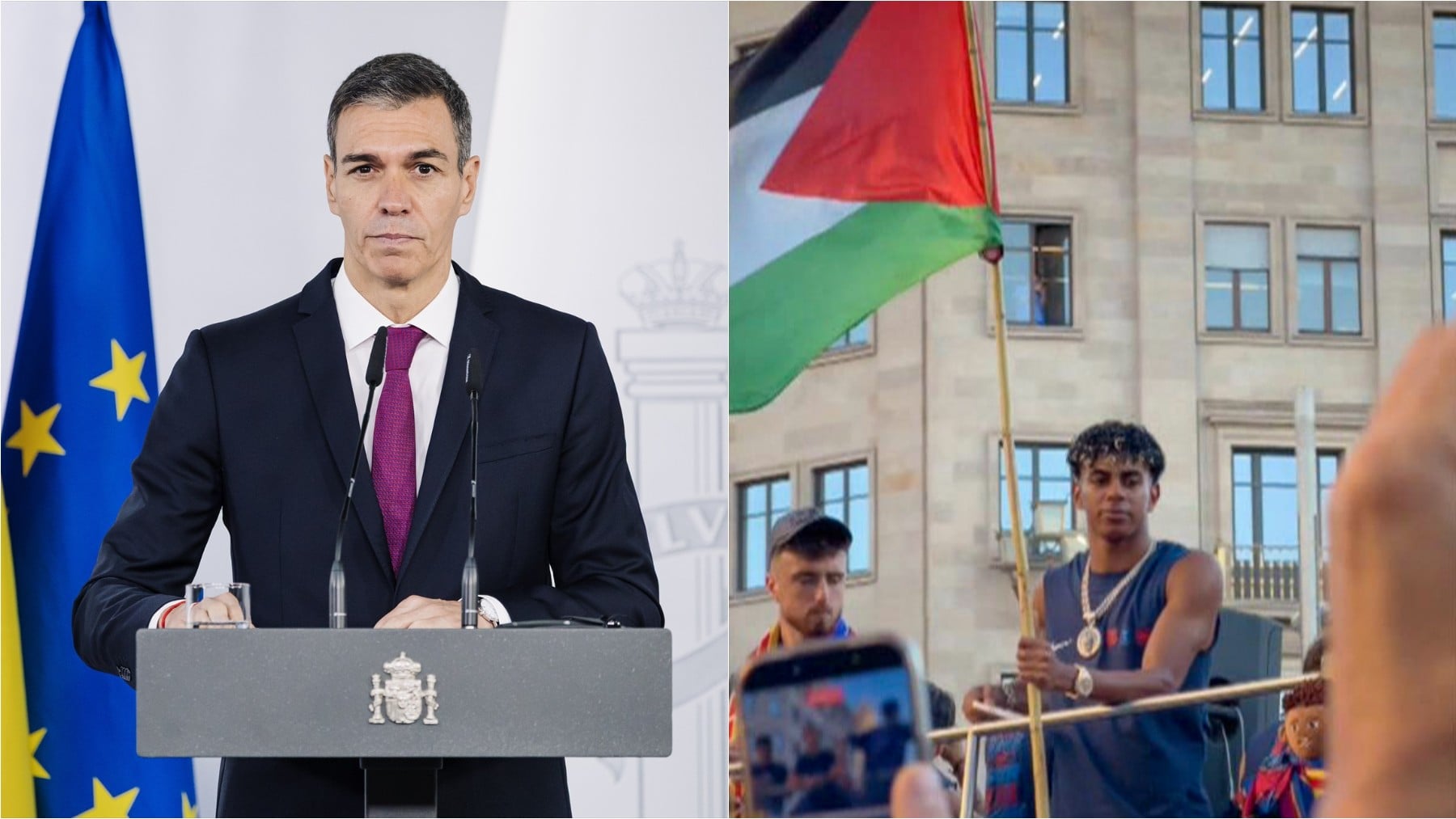 Pedro Sánchez ficha a Lamine Yamal tras apoyar a Palestina: Otro motivo más para estar orgullosos de él