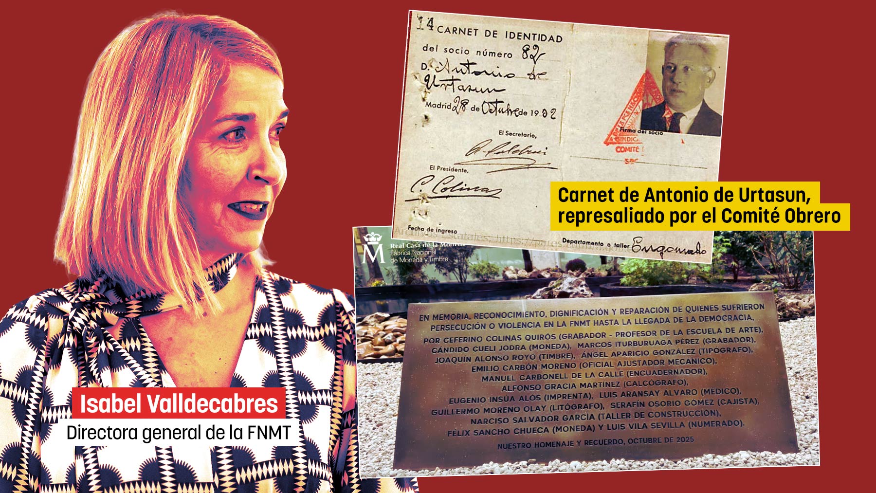 La Fábrica de Moneda ocultó que uno de sus homenajeados había asesinado al hijo de un director de la entidad
