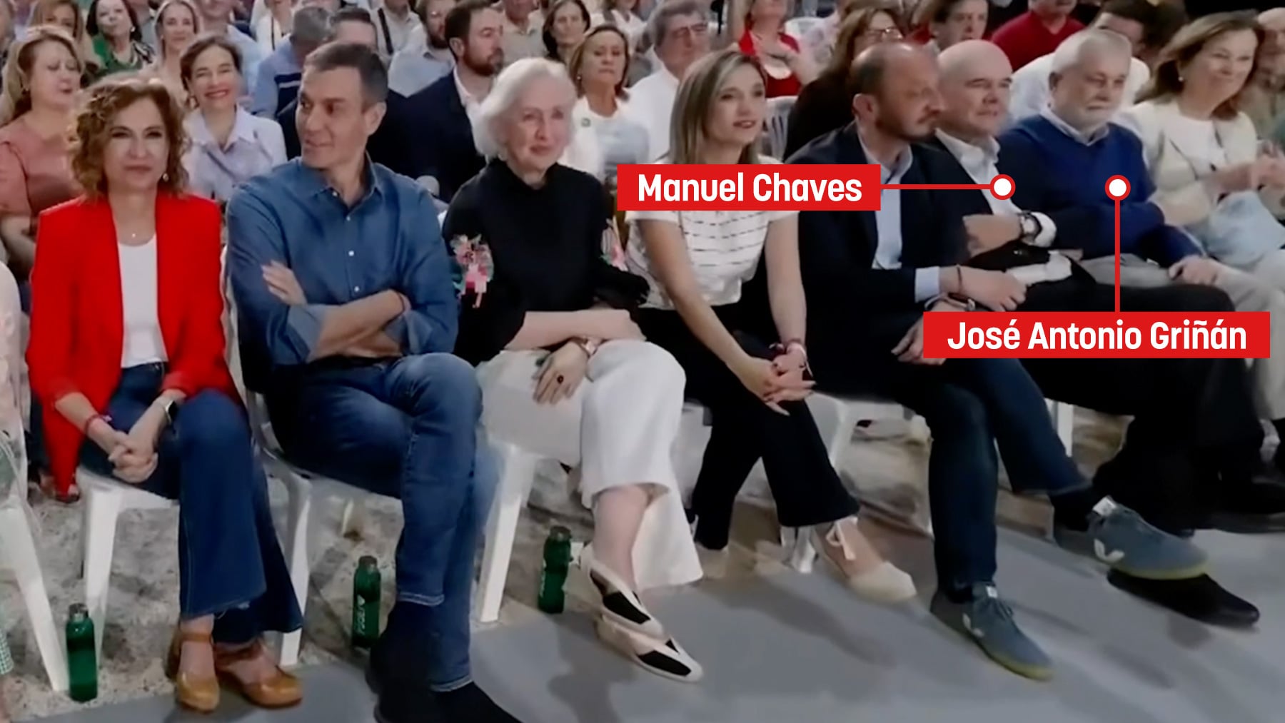 Sánchez rescata a Chaves y Griñán, condenados por el fraude de 680 millones de los ERE, para arropar a Montero