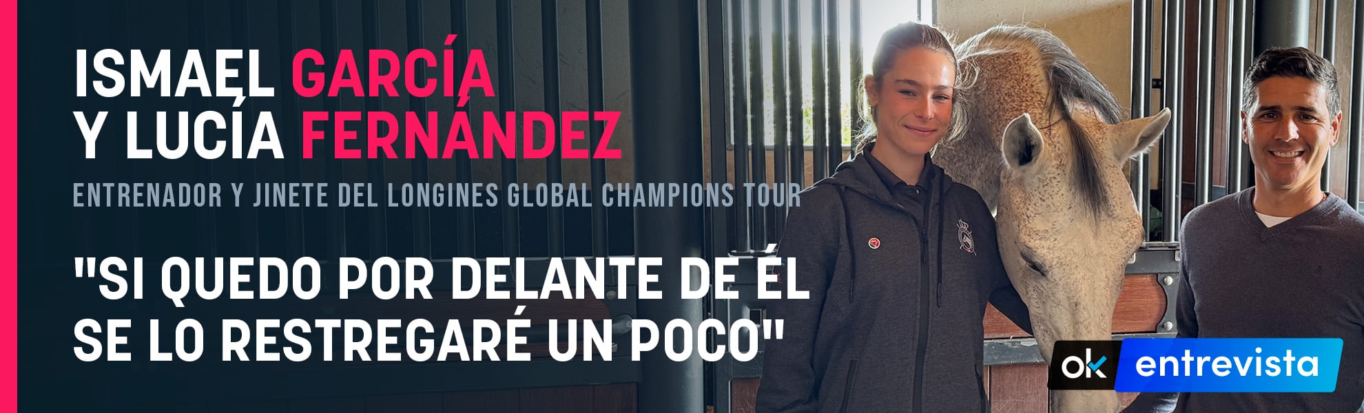 Lucía Fernández desafía a su maestro: Si quedo por delante de él se lo restregaré un poco”
