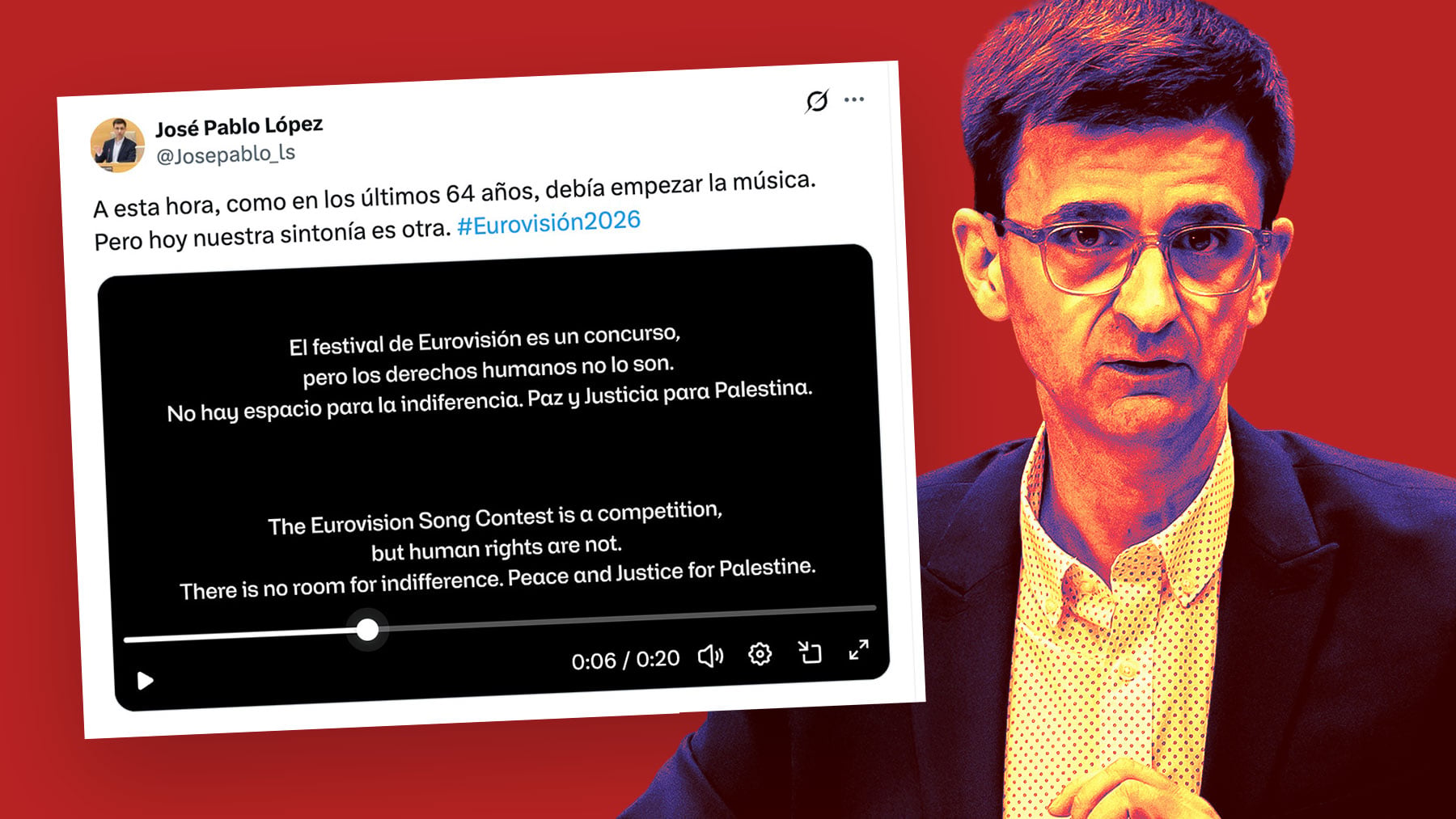 Moncloa usa RTVE contra Israel y Eurovisión: elogia a Palestina, cuna del terrorismo de Hamás que patrocina Irán
