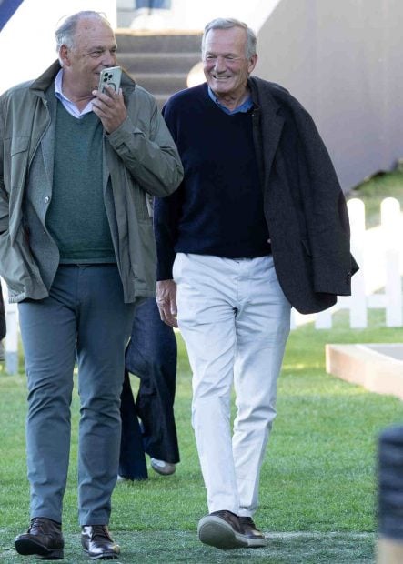 Luis Astolfi en la h&iacute;pica con Marta Ortega