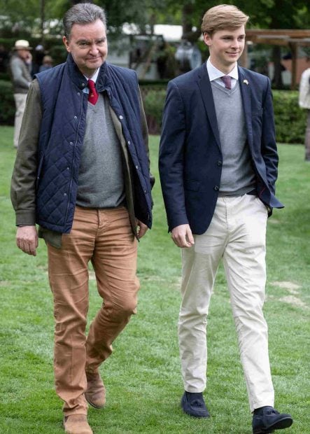 Jorge de Habsburgo y su hijo