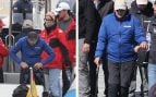 Juan Carlos I con la infanta Elena y Victoria Federica en Sangenjo
