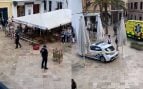 desprendimiento desplome cornisa Menorca bar mujeres heridas